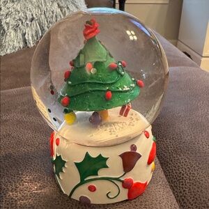 Vintage Department 56 tree snow globe“Have Yourself a Merry Little Christmas”